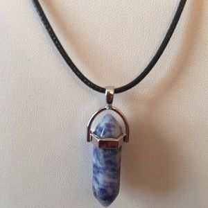 Sodalite Bullet Necklace